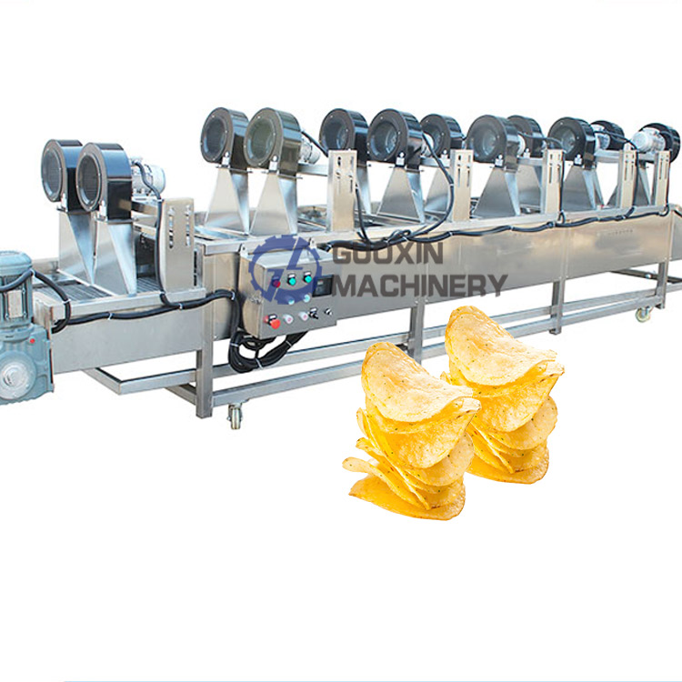 Frying Fruits Chips Production Line Banana Chips Making Machine Frying Banana Chips Production Line - Automation Grade: Customizable