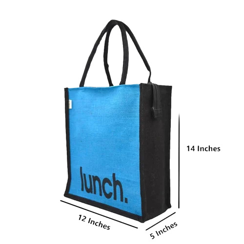 Lunch Print Jute Bag