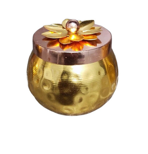 Metal Candle Jar With Lid