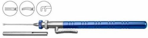 Micro Forceps Squeeze Curved Handle