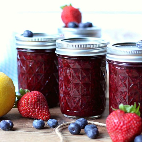 Mixed Fruit Jam - Shape: Block