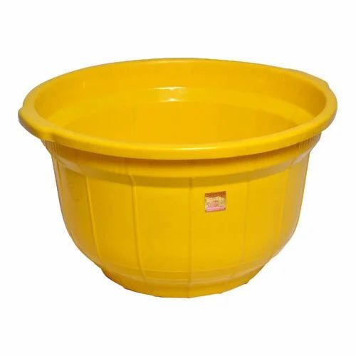 Yellow Plastic Tub
