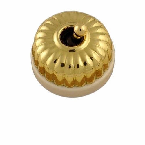 6 A Antique Style Brass Switch