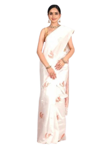 Ethereal Zari Motif Silk Saree