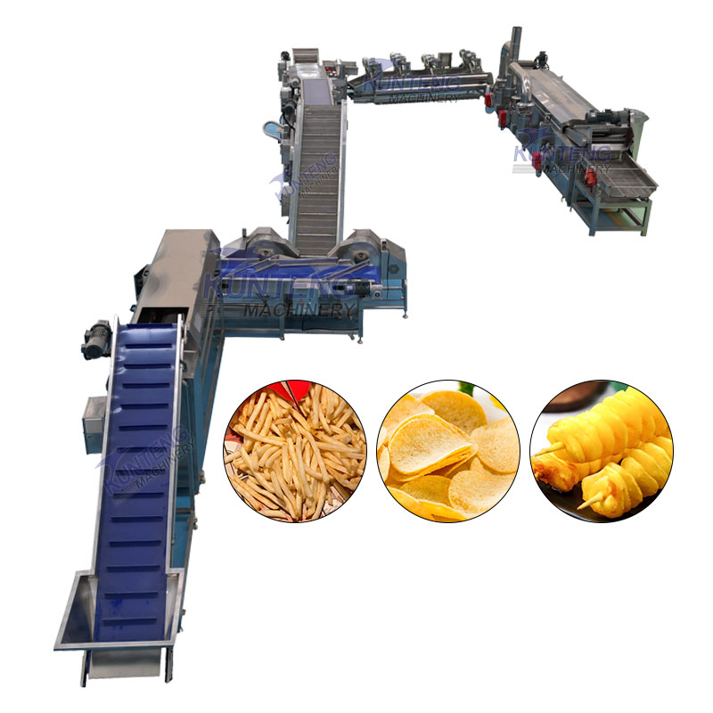 Fully Automatic Potato Chip Frying Production Line