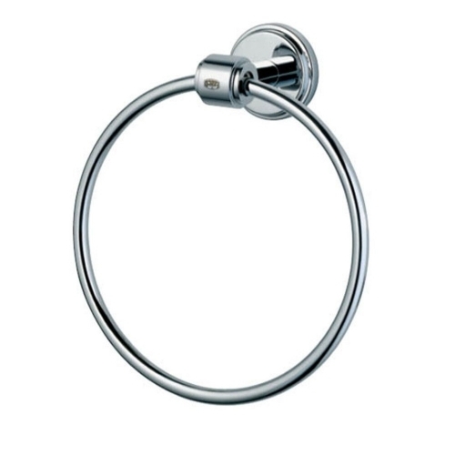 Silver Bathroom Towel Ring