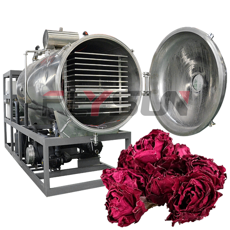 Stainless Steel Tray Freeze Dryer Rose Freeze Drying Equipment Low-Temperature Drying Machine - Application: Food