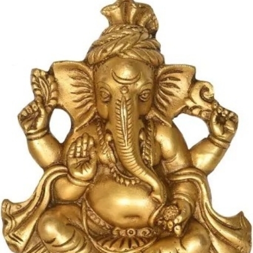 Ganesha Brass Statue