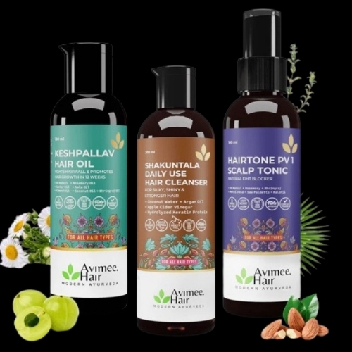 Hair Fall Control Kits For Pattern Baldness