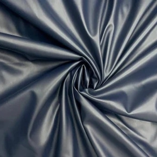 Navy Blue Brush Leather Fabric