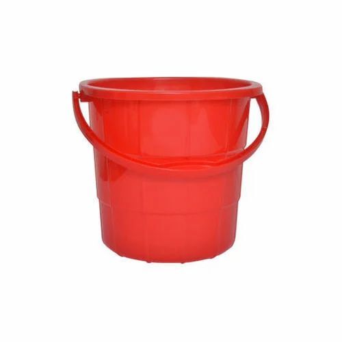 Red Plastic Bucket
