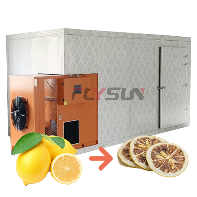 Tray Type Heat Pump Drying Oven Lemon Washing Slicing And Drying Machine Lemon Slice Dryer - Color: Customizable