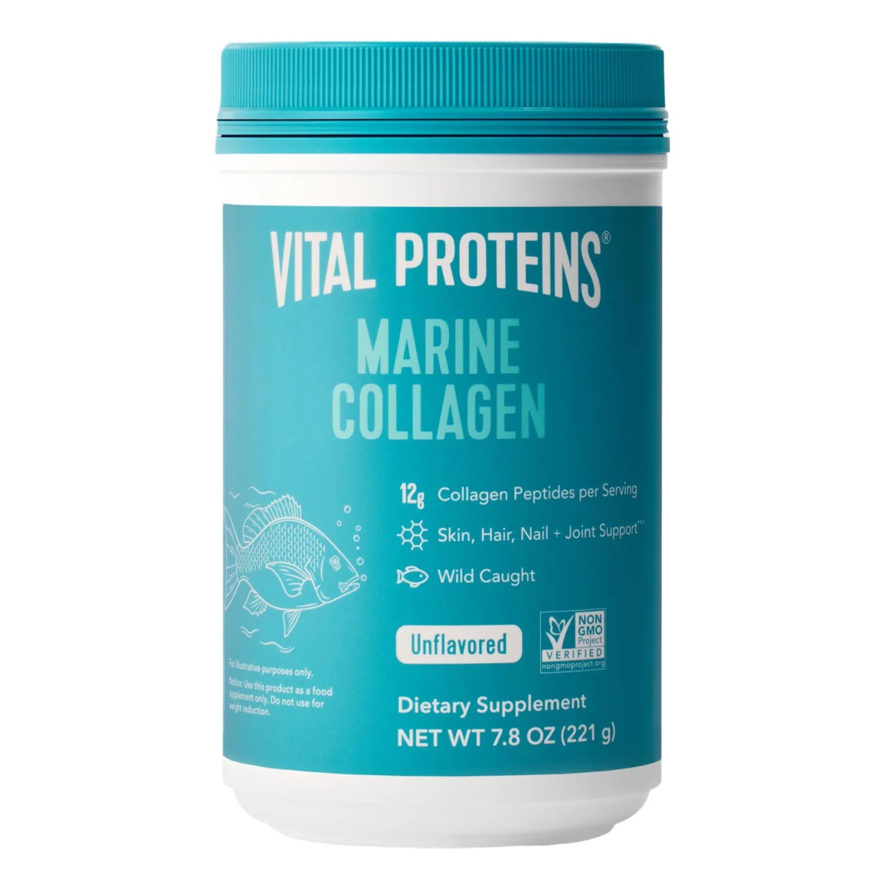 Vital Proteins Marine Collagen Peptides Powder Supplement - Shelf Life: 3 Years