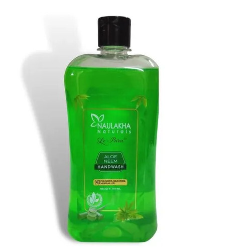 1000 Ml Aloe Neem Hand Washing Gel - Color: Green