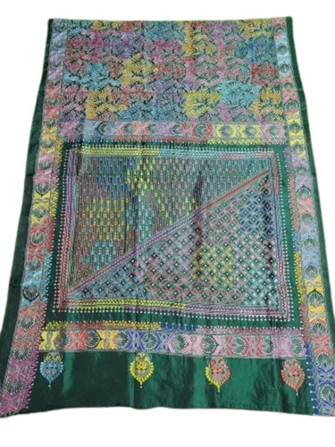 Art Silk Kantha Stich Saree