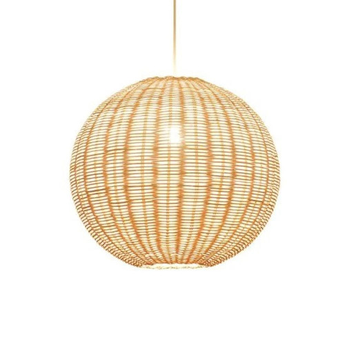 Bamboo Hanging Light - Color: Beige