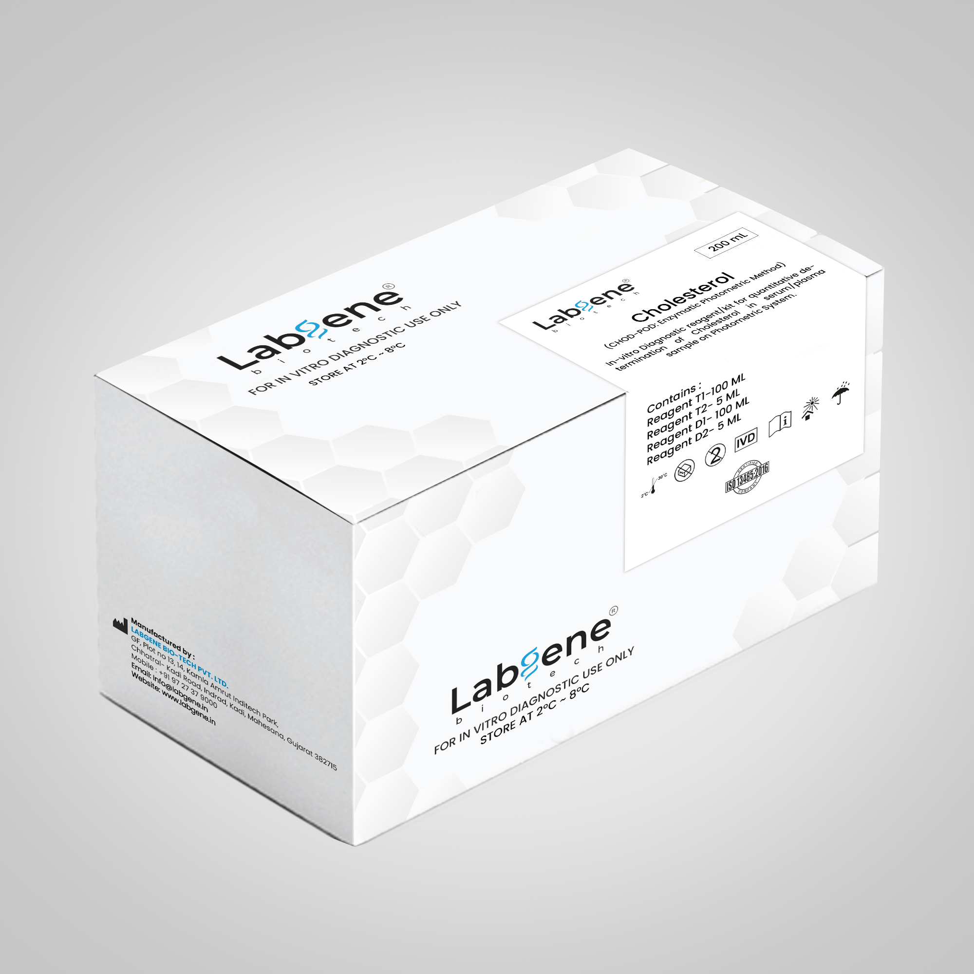 Chod-Pod Method Cholesterol Reagent Kit - Application: Clinical Laboratory