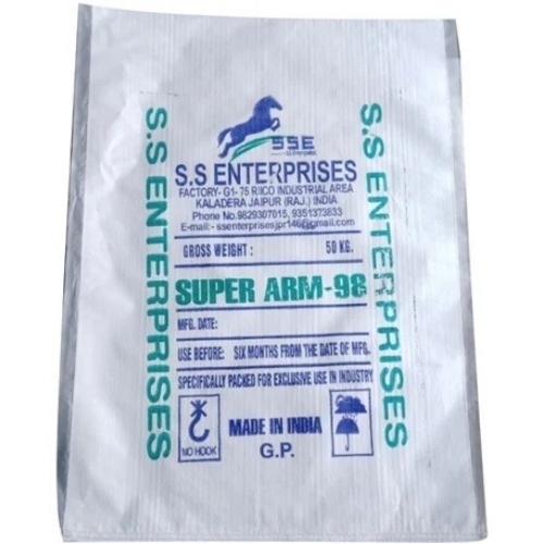 Printed Hdpe Pp Bag - Color: White