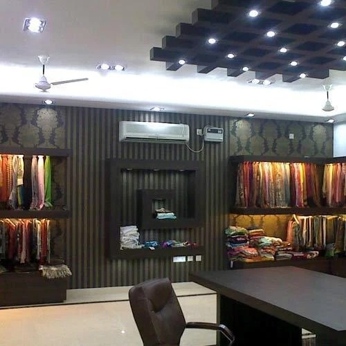 Showroom Interior Designing Service By Wood Age