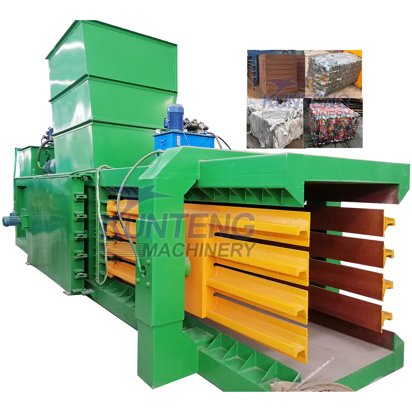 Fully Automatic Large Industrial Scrap Baler Stainless Steel Aluminum Alloy Compression Equipment