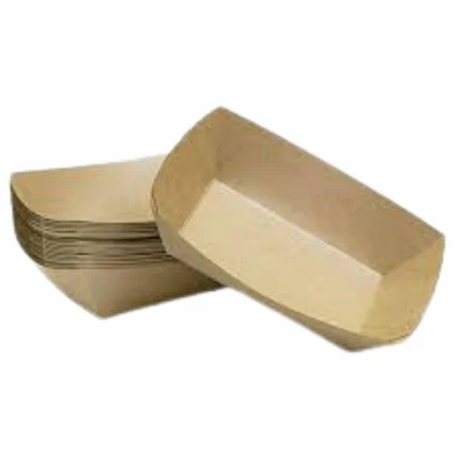 Kraft Paper Food Serving Disposable Tray
