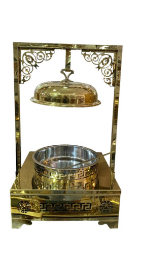Ss 202 Round Golden Chafing Dishes