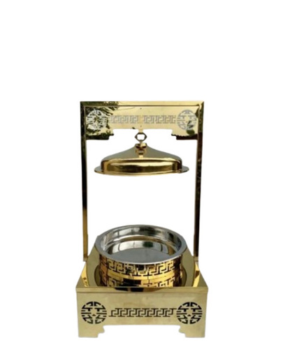 Ss Single Round Golden Chafing Dish