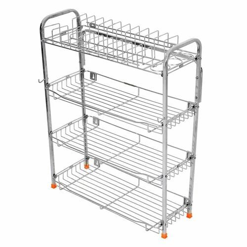Stainless Steel Wire Utensil Rack