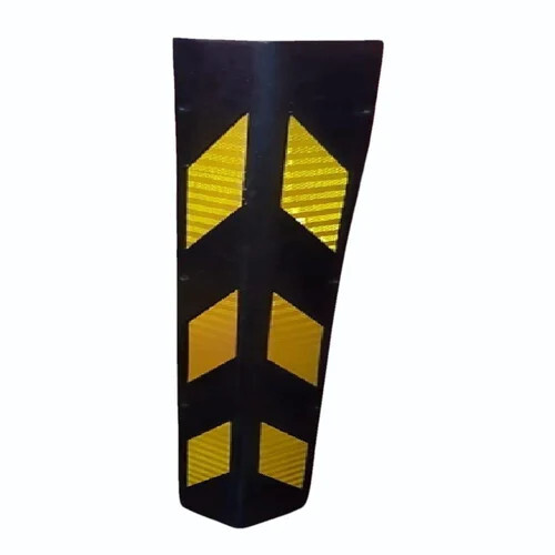 Yellow Black Polymer Rubber Corner Protector