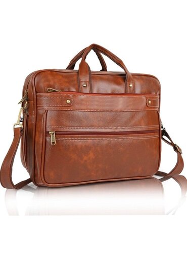 Brown Office Bag - Color: Two