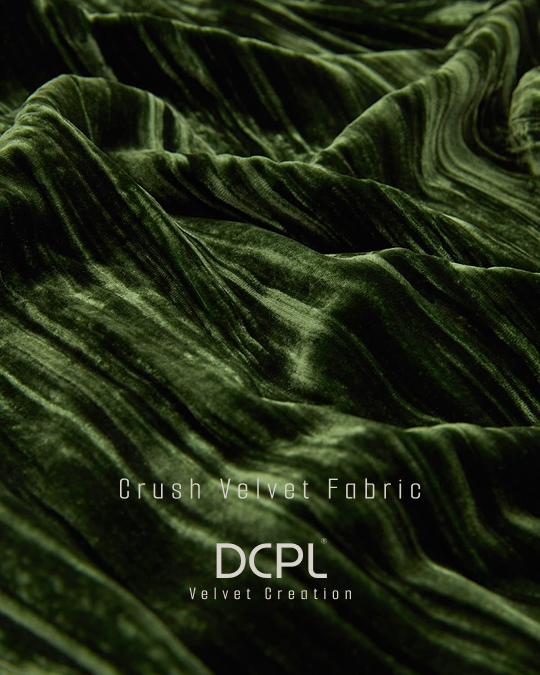 Elegant Designer Crush Velvet For Upholstery & Garment - Color: Multi Colour