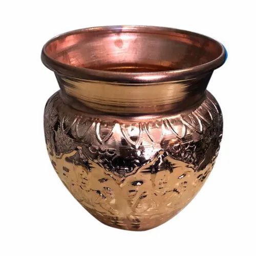 Golden Copper Pooja Kalash