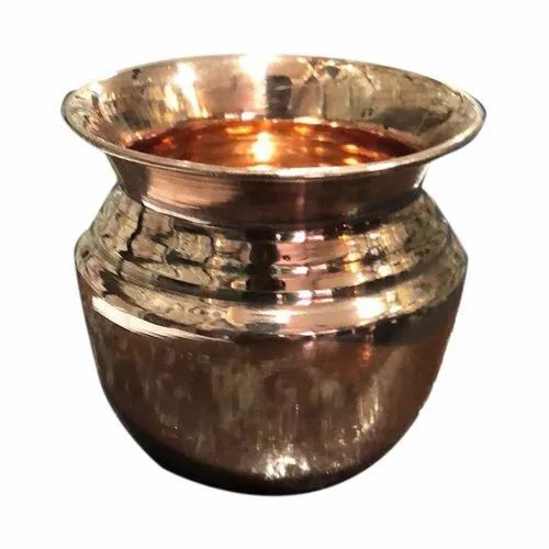Golden Pooja Copper Kalash