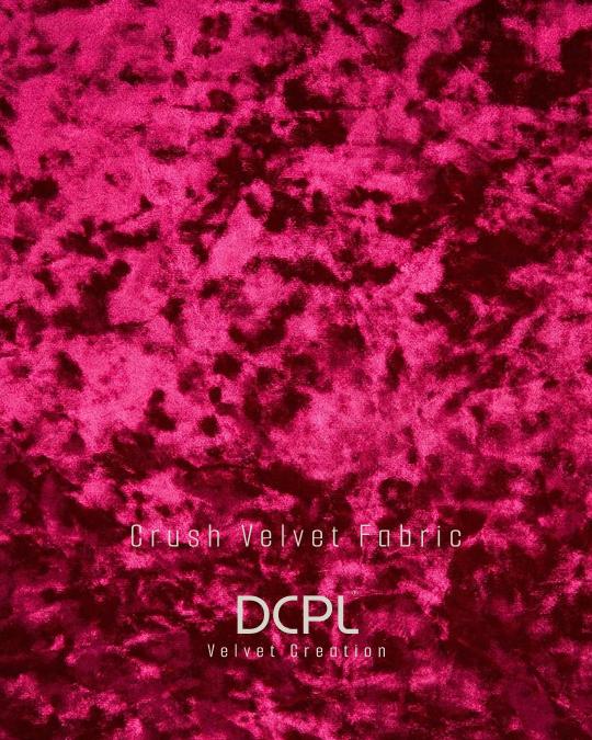 Soft Texture Crush Velvet Fabric For Furnishing & Apparel - Color: Multicolour