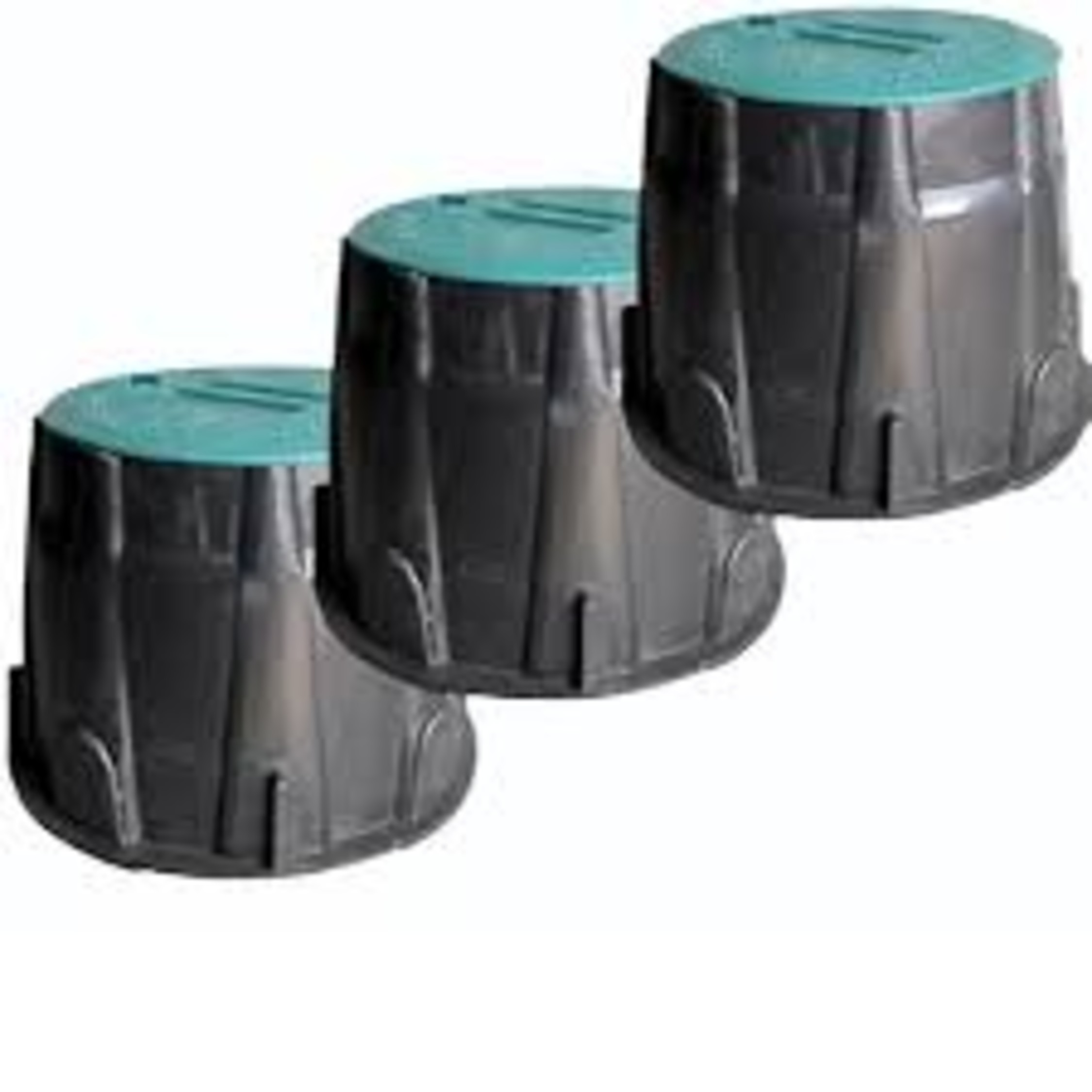 7Inch Frp Earth Pit Cover - Color: Black