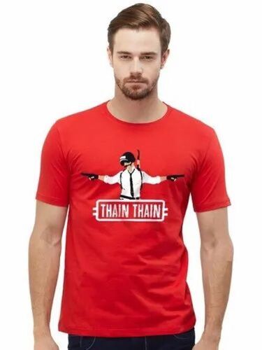 Printed Red T Shirts