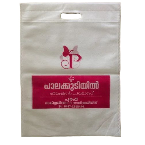 White Non Woven Printed Bag