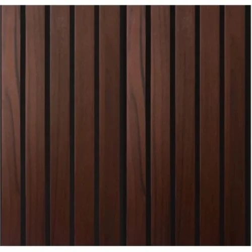 Dark Brown Pvc Fluted Wall Panel