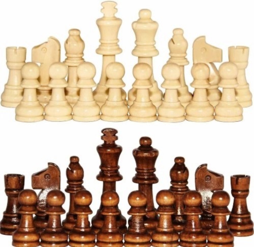 Wooden Chess Coins