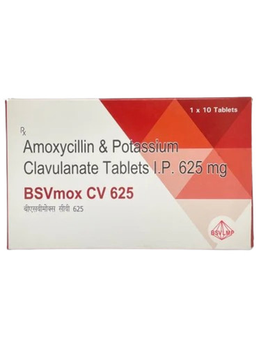 Bsvmox Cv 625 Amoxycillin Potassium Clavulanate Tablet