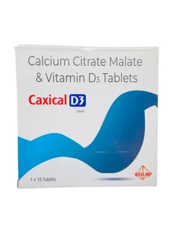 Caxical D3 Calcium Citrate Malate Vitamin D3 Tablet