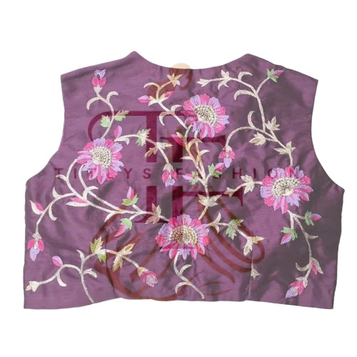 Embroidery Silk Designer Blouse