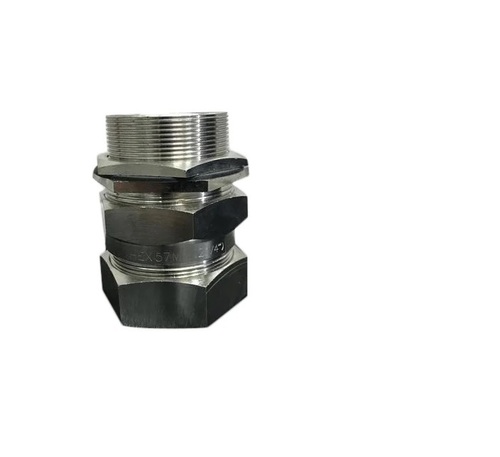 Hex Brass Double Compression Cable Gland