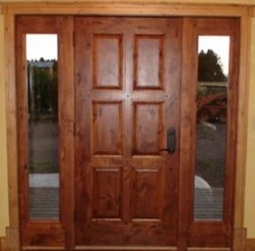 Hinged Exterior Solid Wood Door