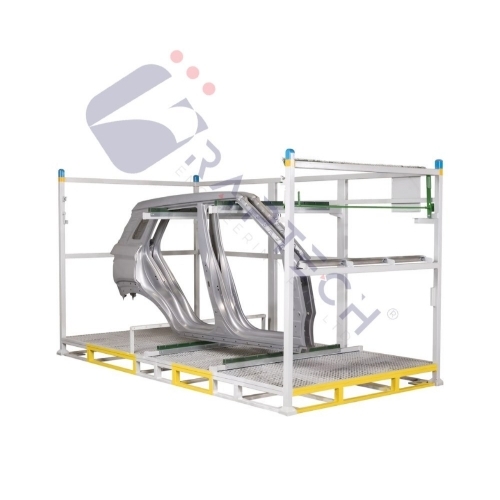 Mild Steel material handling trolley 
