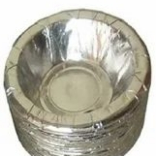 Silver Paper Bowl By Anjali Paper Plates