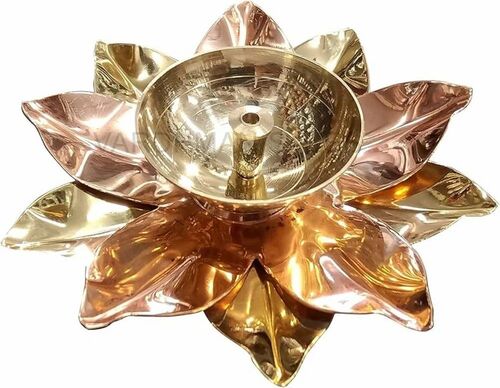 Brass Lotus Diya
