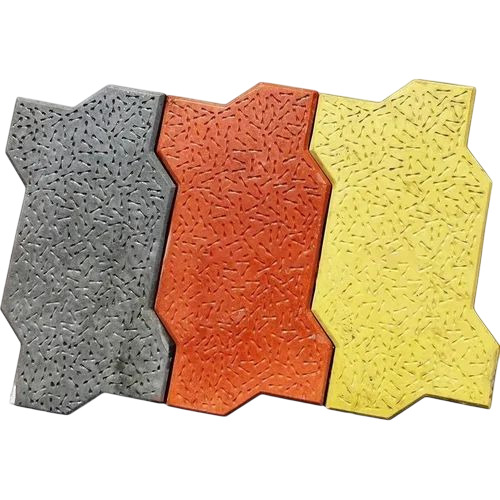 Colored Zig Zag Paver Block