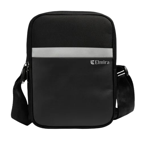 Men Black Polyester Sling Bags