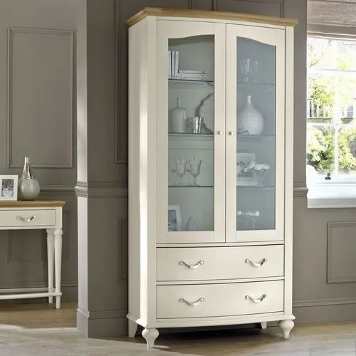 White Glass Door Almirah